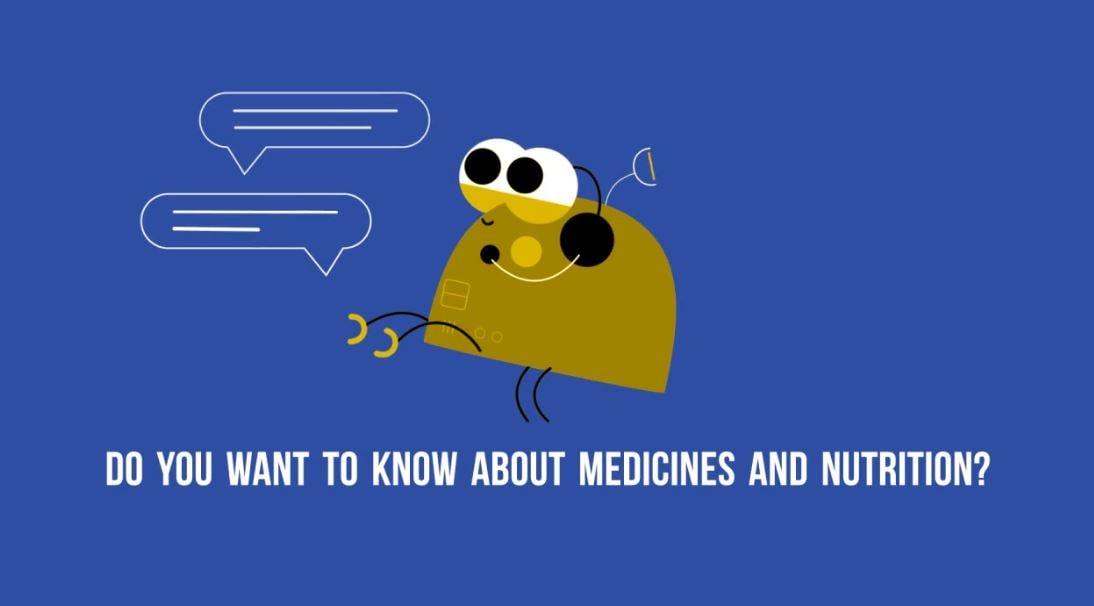 Cover page for medications and nutrition fun video